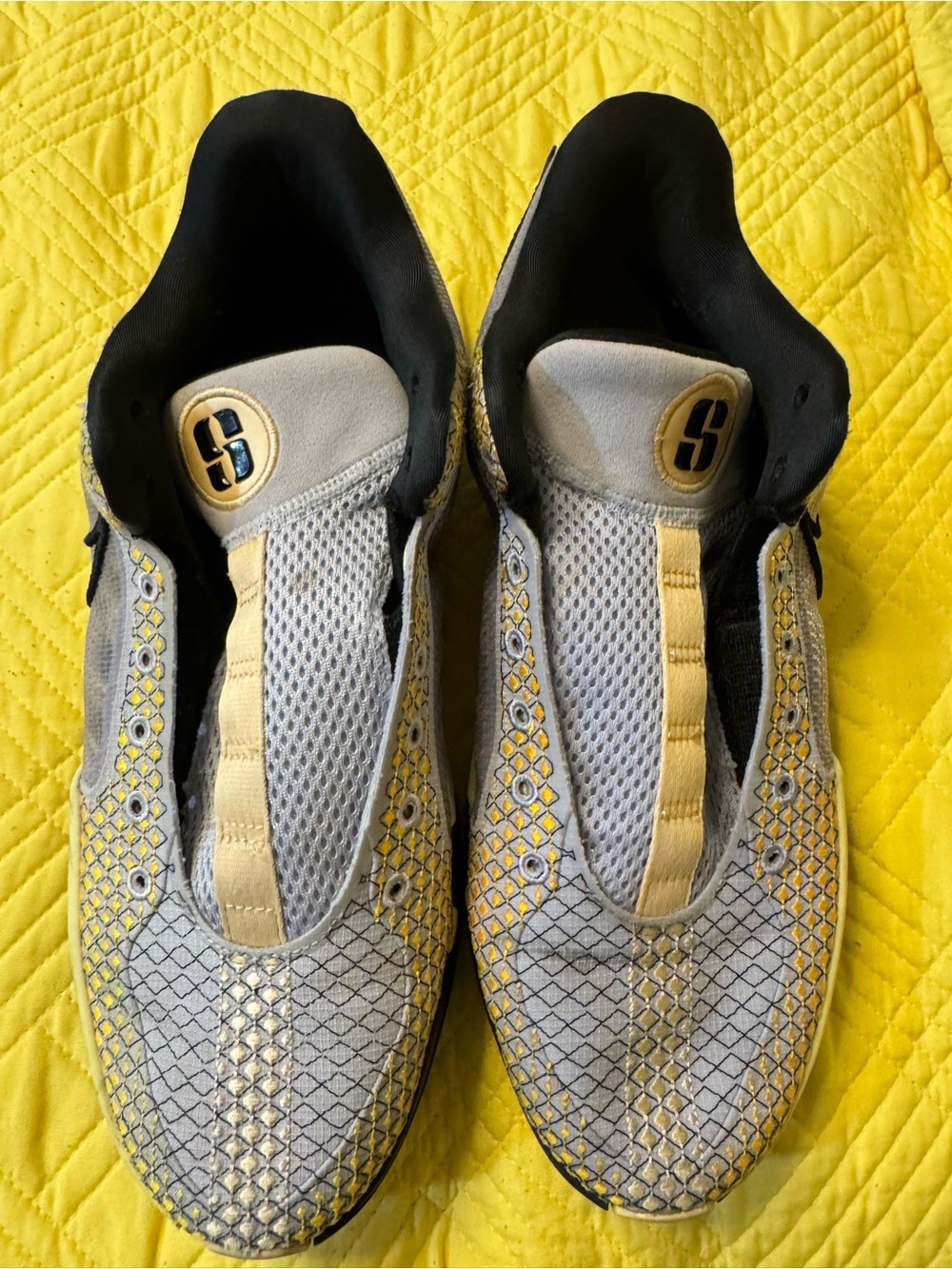 Nike Gray & Gold Shoe Interior Label Kyrie Low 2